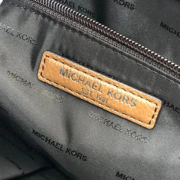 Michael Kors logo Bag 2WAY Briefcase Document Bag Business bag Leather Brown - Picture 13 of 13